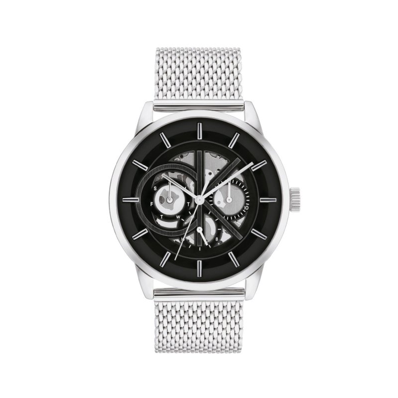 Calvin Klein - Orologio Uomo - Acciaio - Quadrante Nero