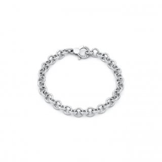 Giovanni Raspini - Bracciale Maglia Martellata - Argento