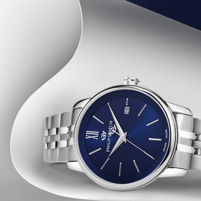 Philip Watch - Elegante Orologio - Uomo - Acciaio