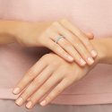 Swarovski - Anello Rare - Colore Bianco - Placcatura Rodio