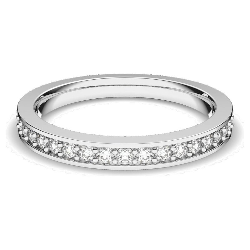 Swarovski - Anello Rare - Colore Bianco - Placcatura Rodio
