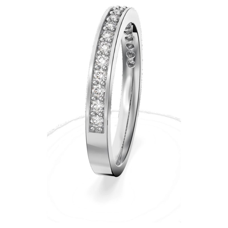 Swarovski - Anello Rare - Colore Bianco - Placcatura Rodio
