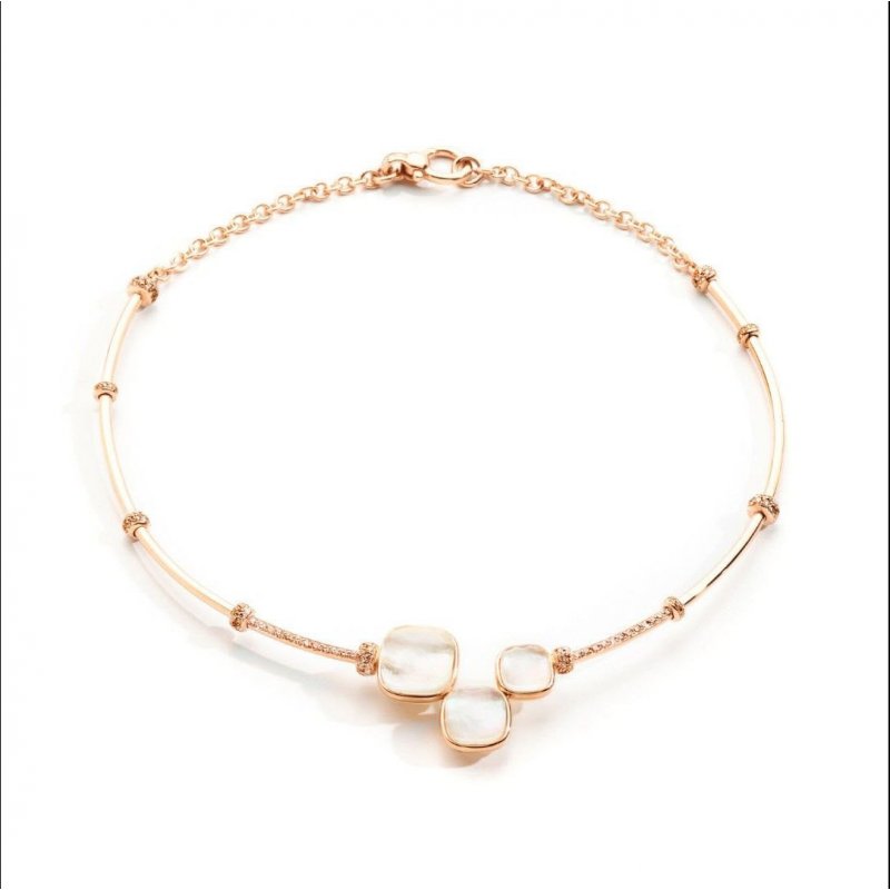Pomellato - Collana Nudo Rivière - Oro Rosa - Diamanti