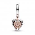 Charm Pendente Ali d'Angelo e Bussola