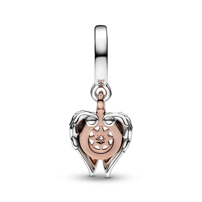 Charm Pendente Ali d'Angelo e Bussola