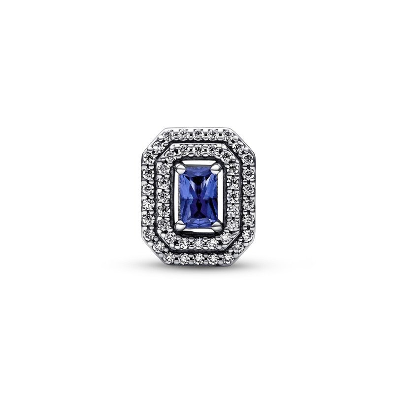 Charm Pavè e Pietra Blu