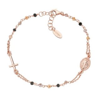 Amen - Bracciale Rosario - Argento - Cristalli