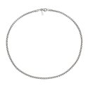 Collana Catena Box In Acciaio