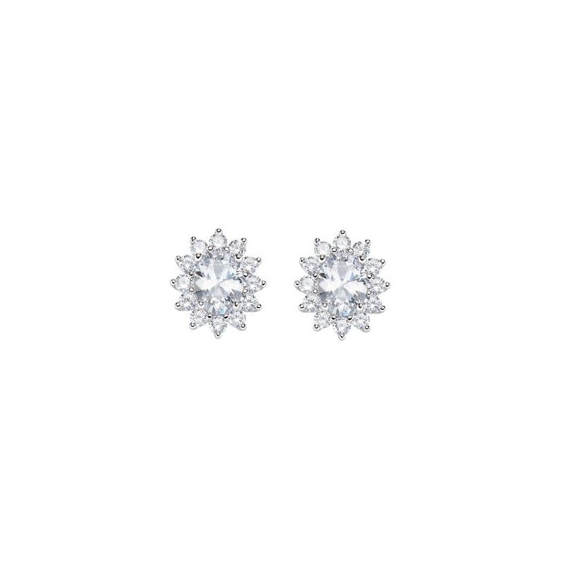 Orecchini Royal Lady Zircone Bianco