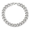 Bracciale Catena Grumetta In Acciaio