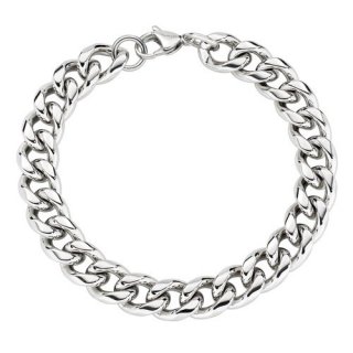 Bracciale Catena Grumetta In Acciaio
