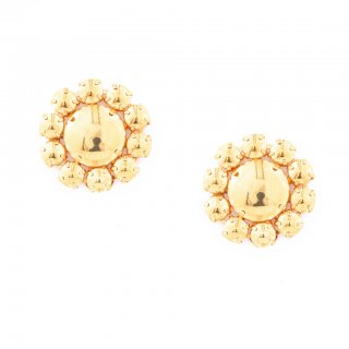 Deliguoro - Orecchini Clip - Champagne - Ottone