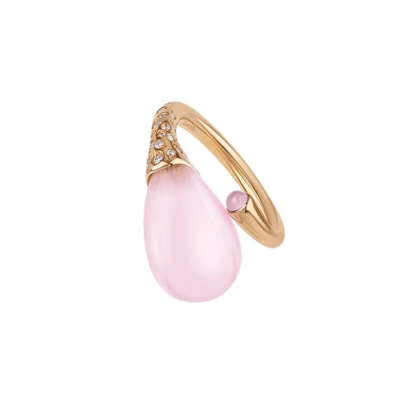 Chantecler - Anello Joyful - Oro Rosa - Diamanti