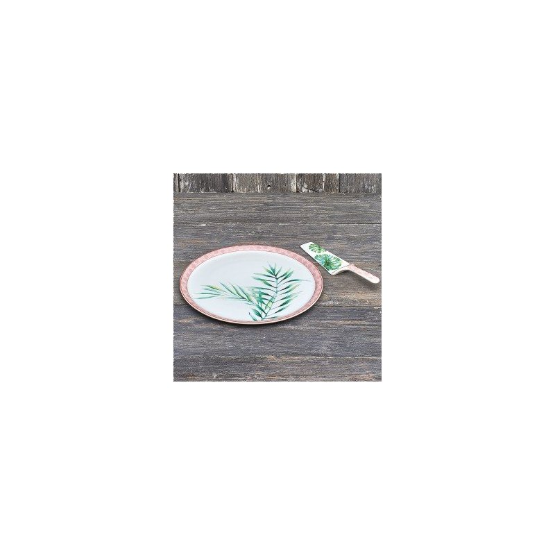 Henriette - Piatto Torta “Tropical” - Elegante - Unico