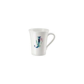 Hutschenreuther - Flower Alphabet Mug - Bone China