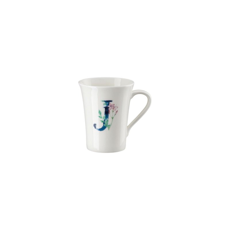 Hutschenreuther - Flower Alphabet Mug - Bone China
