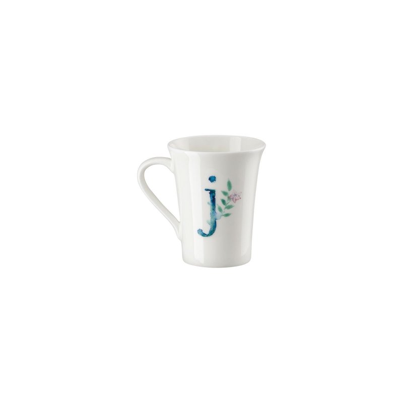 Hutschenreuther - Flower Alphabet Mug - Bone China
