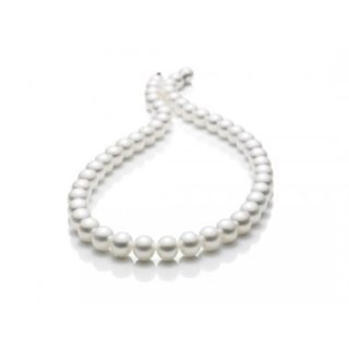 Miluna - Collana Donna - Oro Bianco - Perla