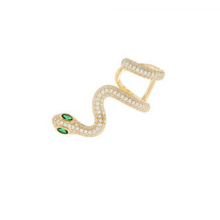 Laura Pjewels - Orecchino Earcuff - Argento, Perle