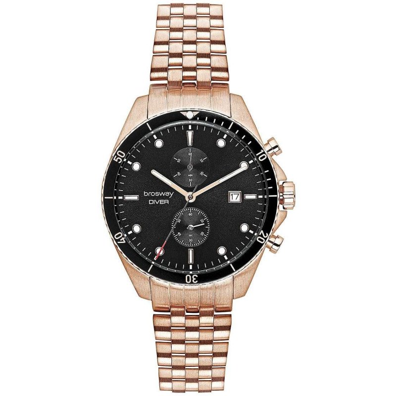 Brosway - Orologio Cronografo Uomo - Acciaio - Nero
