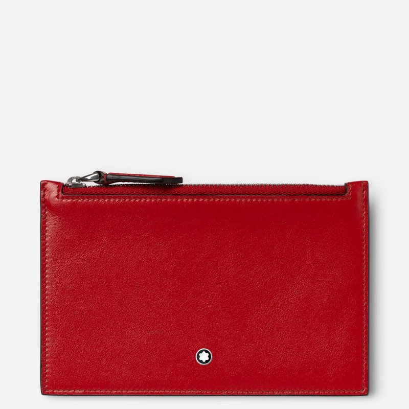Montblanc - Porta Carte Meisterstück - Rosso - Pelle