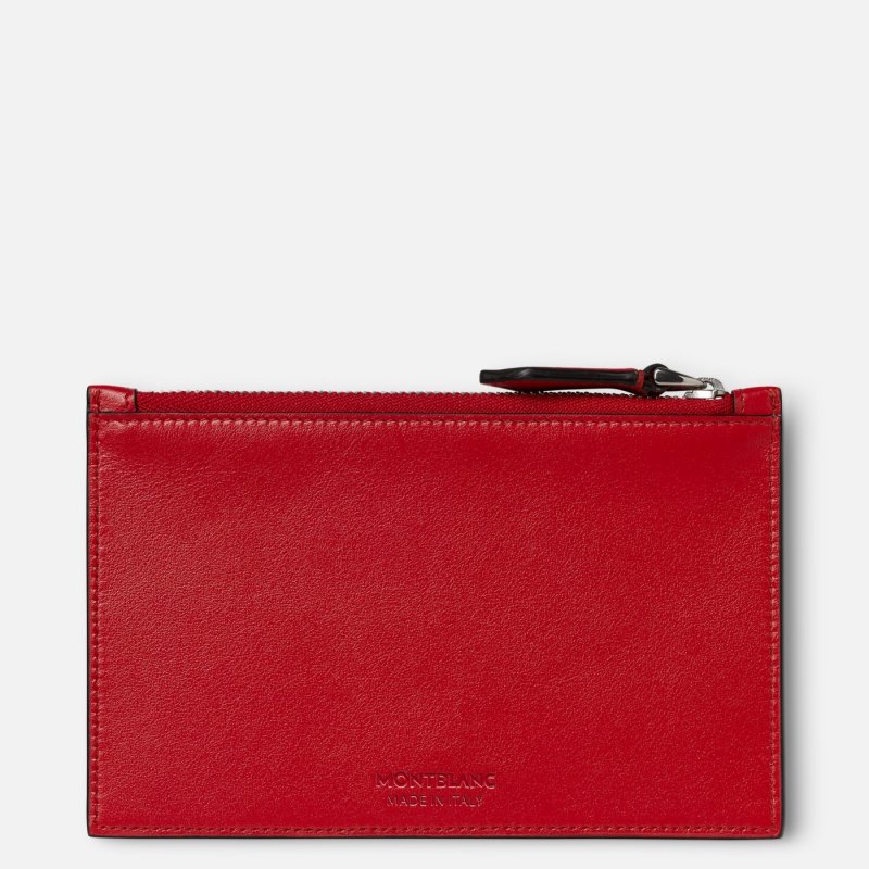 Montblanc - Porta Carte Meisterstück - Rosso - Pelle