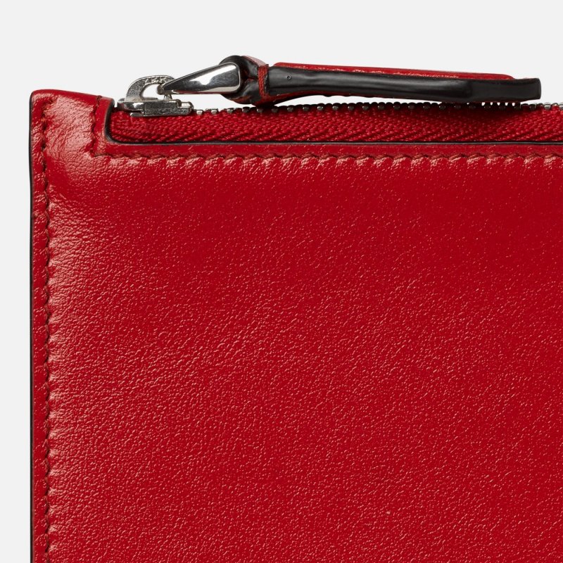 Montblanc - Porta Carte Meisterstück - Rosso - Pelle