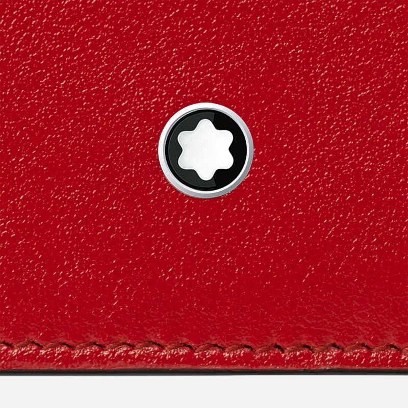 Montblanc - Porta Carte Meisterstück - Rosso - Pelle