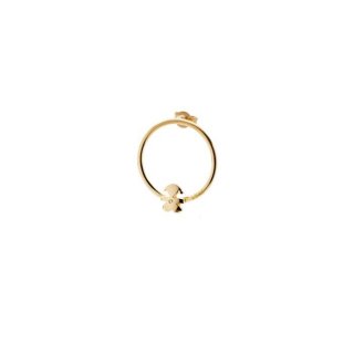 Le Bebe' - Mono Orecchino Bimba - Oro Giallo - Diamante