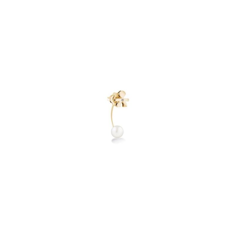 Le Bebe' - Mono Orecchino Bimbo - Oro Giallo - Perla
