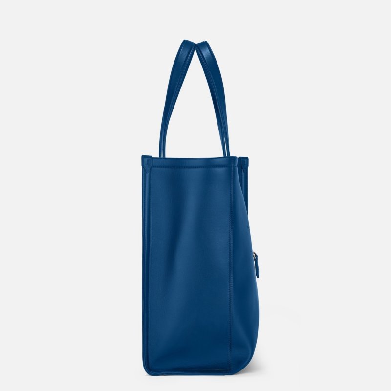Montblanc - Tote Bag Meisterstück - Cobalto - Pelle