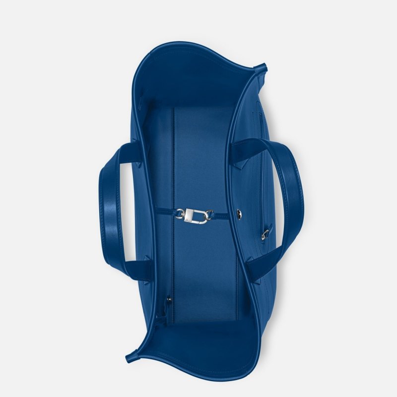 Montblanc - Tote Bag Meisterstück - Cobalto - Pelle