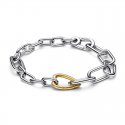 Bracciale Maglia Link con Connector a Cuore Pandora ME