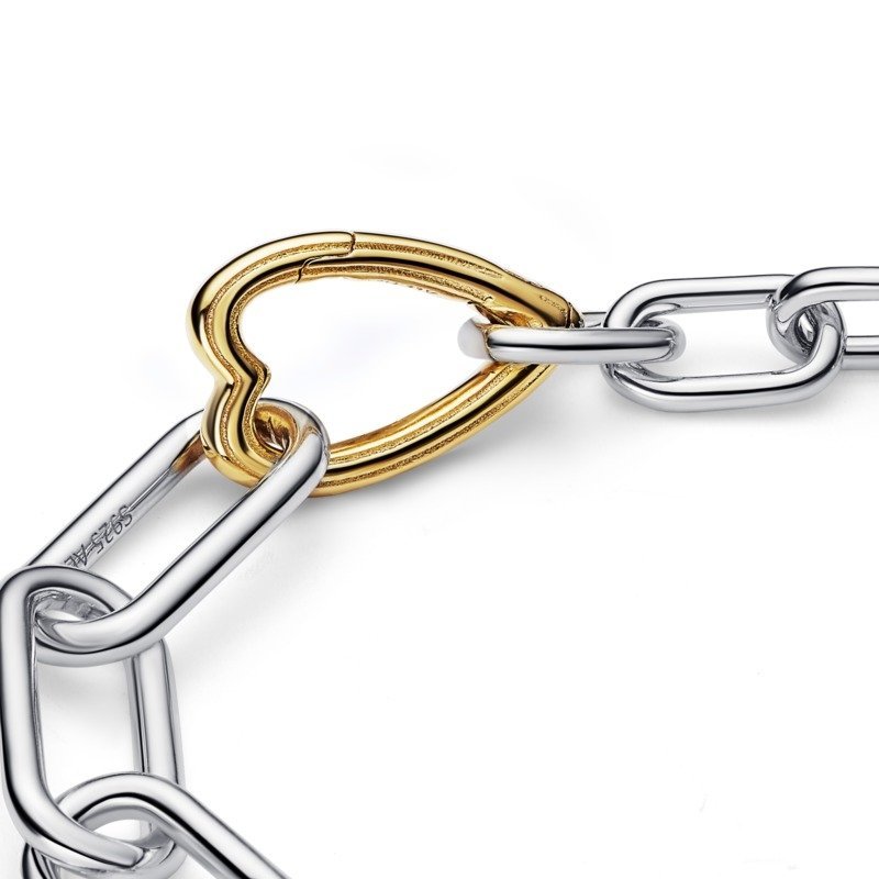 Bracciale Maglia Link con Connector a Cuore Pandora ME