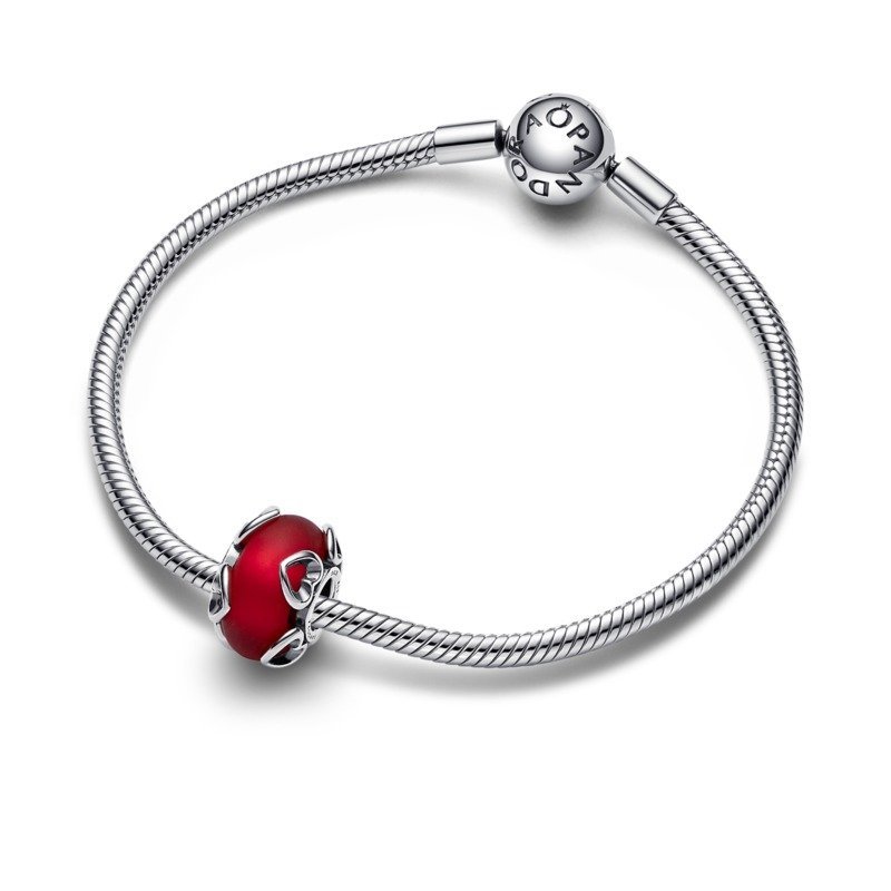 Vetro di Murano Rosso e Cuori