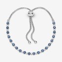 Bracciale Tennis Pandora Blu Con Chiusura Regolabile 599377C01