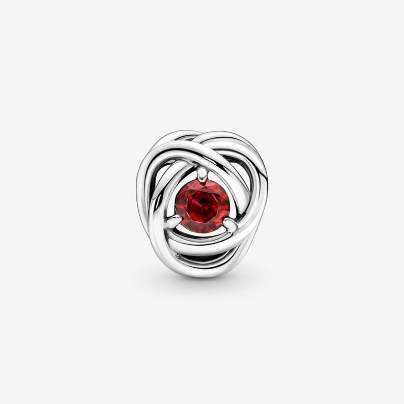 Charm Pandora Cerchio Eterno Rosso 790065C01