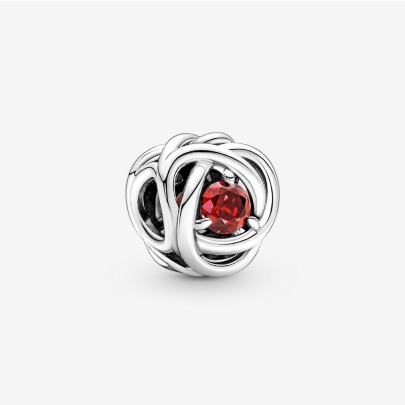 Charm Pandora Cerchio Eterno Rosso 790065C01