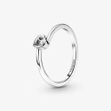 Anello Pandora Con Solitario A Cuore Obliquo Incolore 199267C02