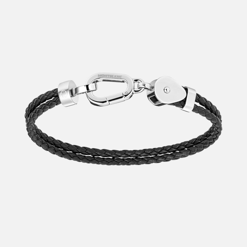 Montblanc - Bracciale Wrap Me - Acciaio - Pelle