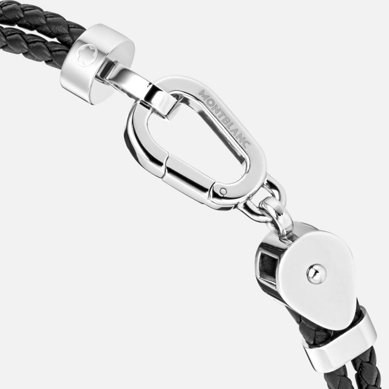 Montblanc - Bracciale Wrap Me - Acciaio - Pelle