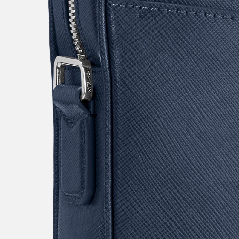Montblanc - Borsa Sartorial - Blu - Pelle