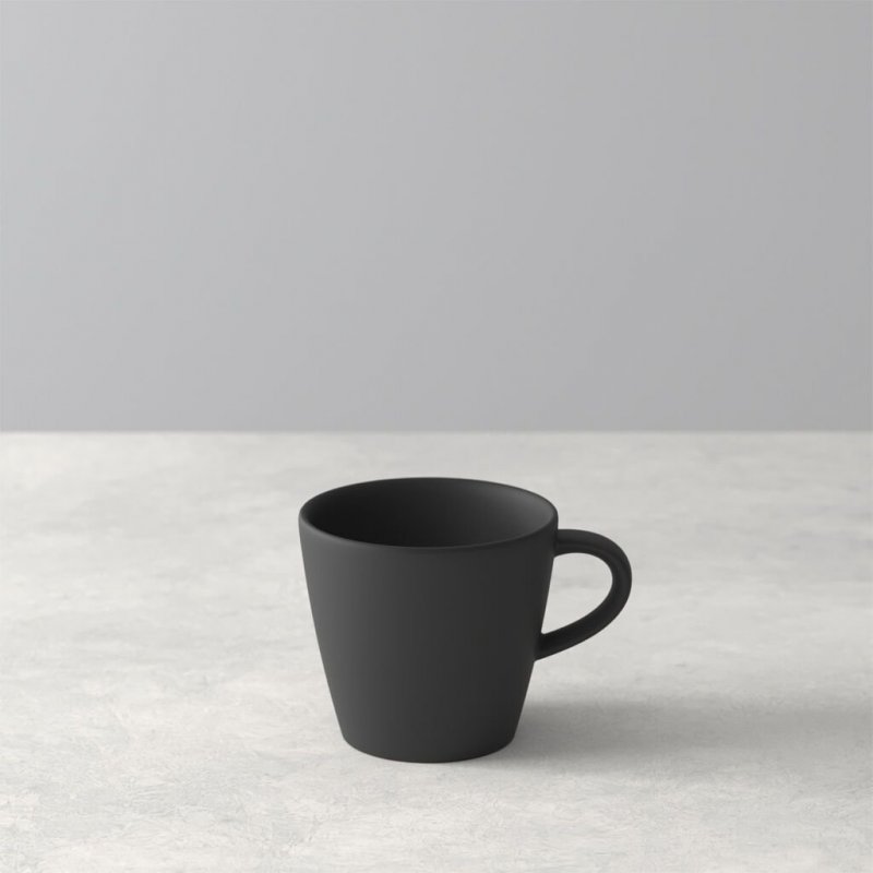 Manufacture Rock Tazzina Da Espresso, Nero/Grigio, 8,5 X 6,5 X 6 Cm