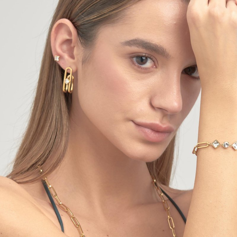 Brosway - Orecchini Emphasis - Cristallo - Oro