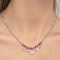 Brosway - Collana Chakra Amore - Acciaio - Calcedonio