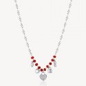 Brosway - Collana Chakra Amore - Acciaio - Calcedonio