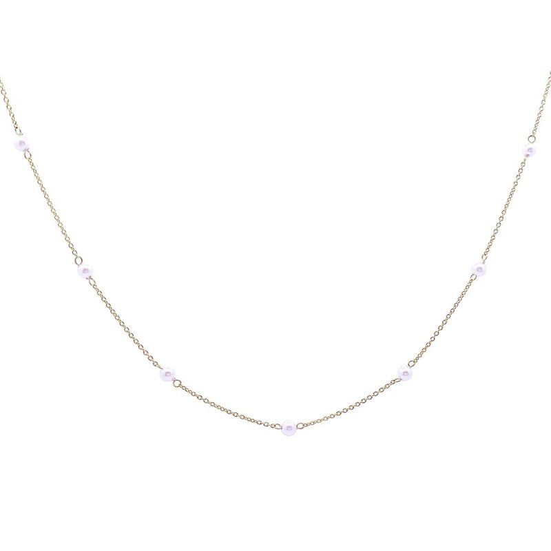 Girocollo con mini perle