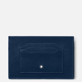 Montblanc - Porta Carte Meisterstück - Blu - Pelle