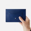 Montblanc - Porta Carte Meisterstück - Blu - Pelle