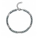 Bracciale 4US Cesare Paciotti ematite uomo 4UBR5624